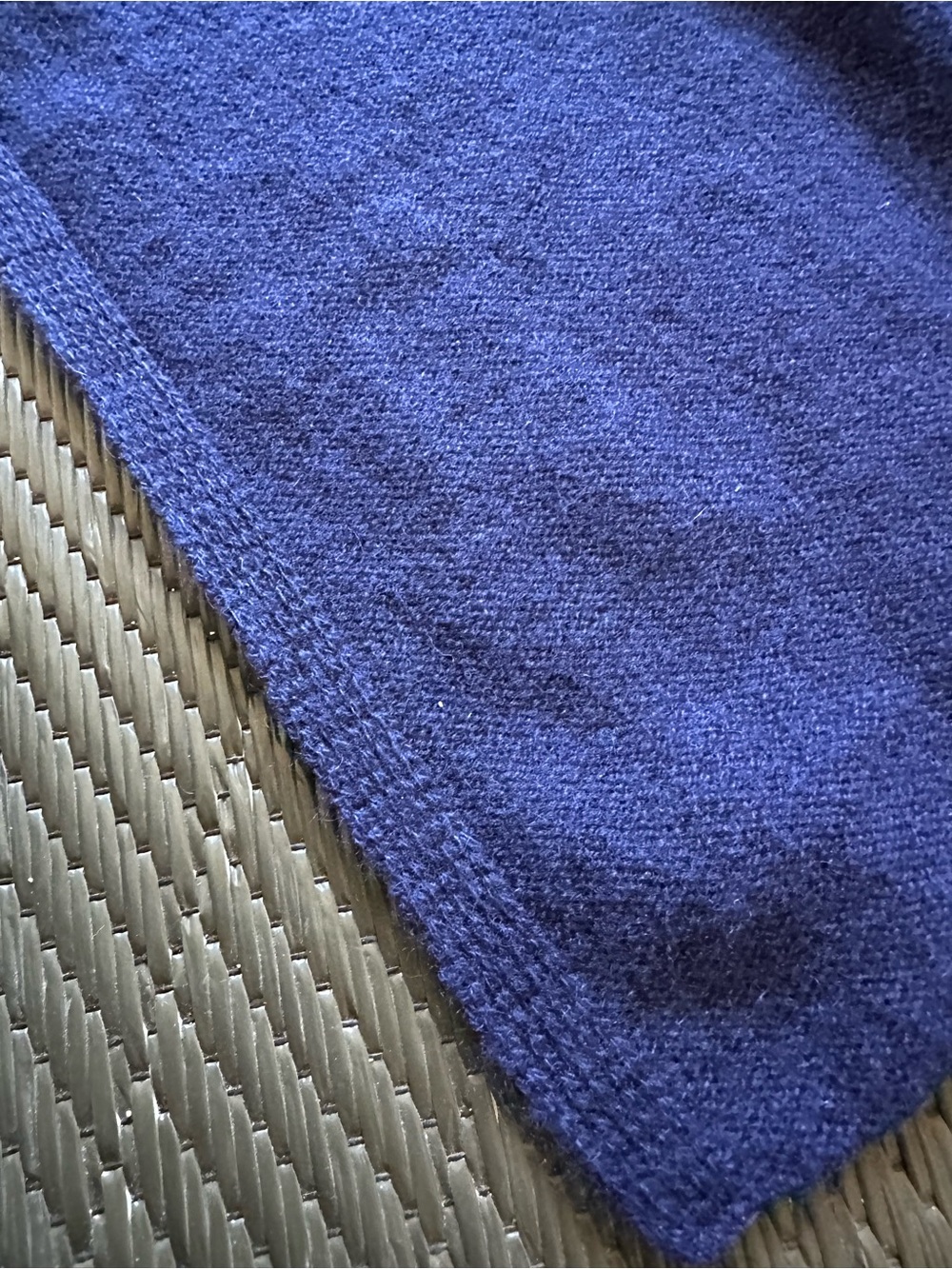 ✨Claudia Nichole Alashan 100% Cashmere Poncho Capelet Royal Blue NWT - Picture 9 of 9